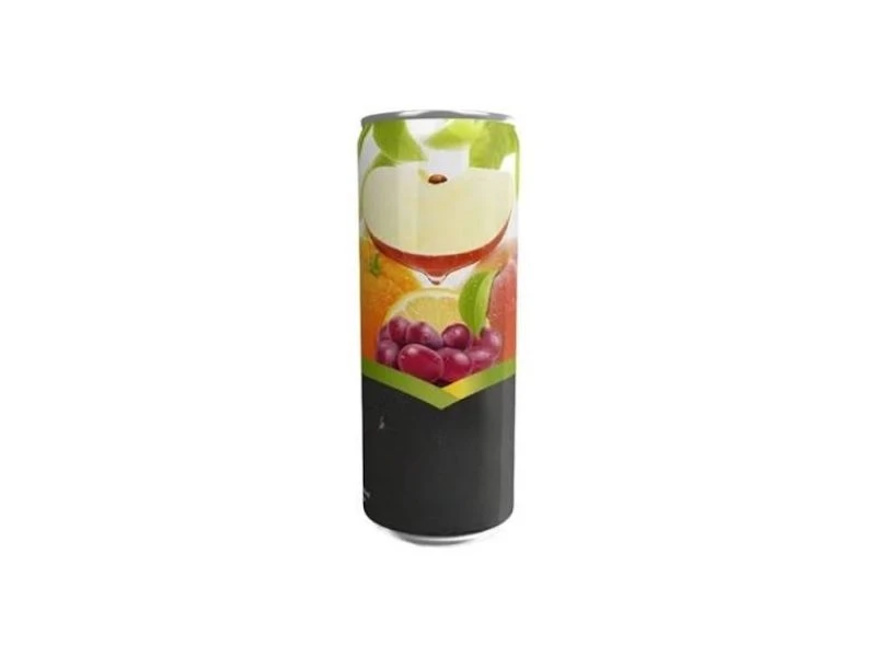 A can of fruit juice